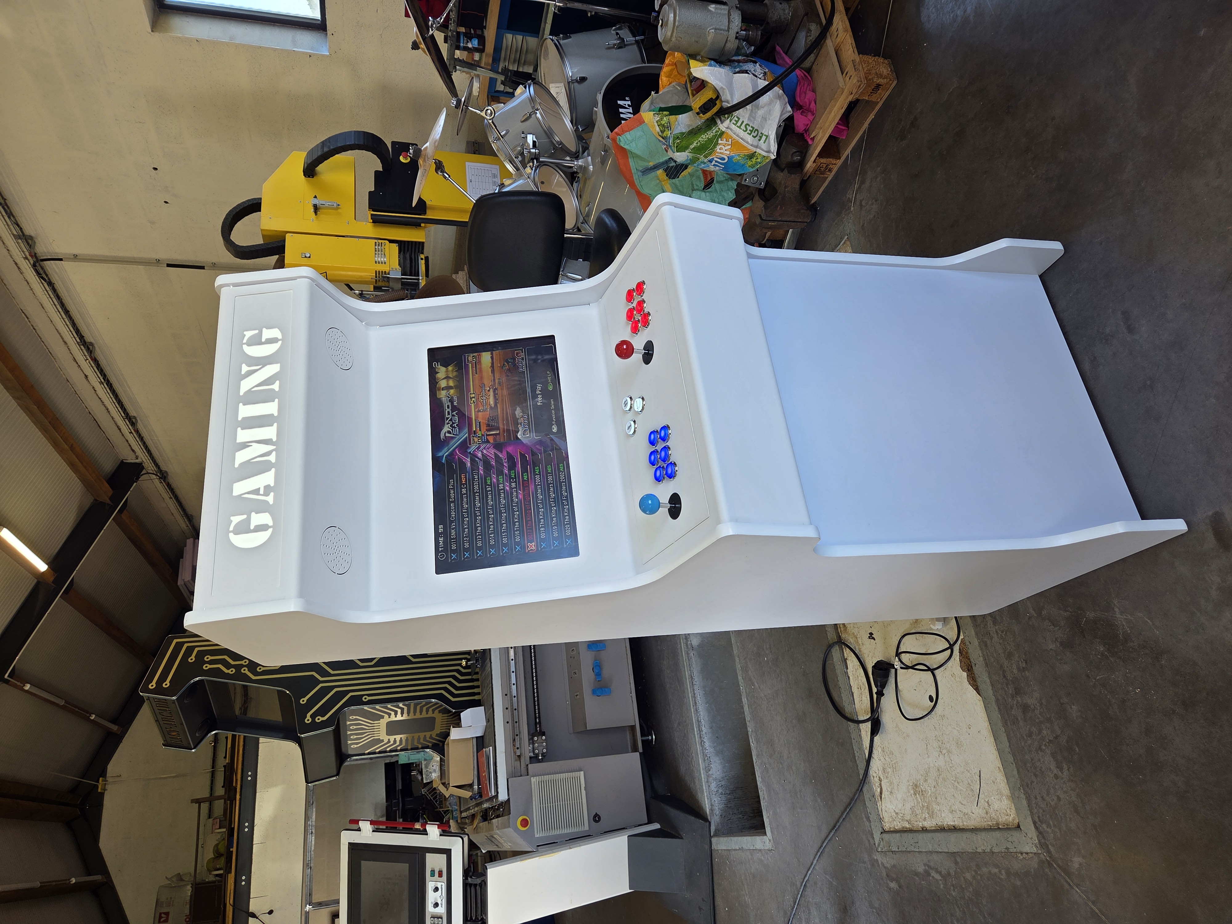 Borne arcade blanche Gaming